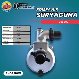 Pompa air modifikasi DSL 300 listrik 350 watt cocok untuk pengairan kolam ikan 24 jam nonstop