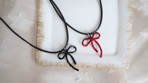 Adjustable Chain Fashion Unique Bowknot Pendant Necklace Charm Adjustable Chain Sweater Chain Accessory