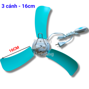 Quạt treo mini đuổi ruồi muỗi côn trùng - 3 cánh 16cm/ 22cm/ 27cm