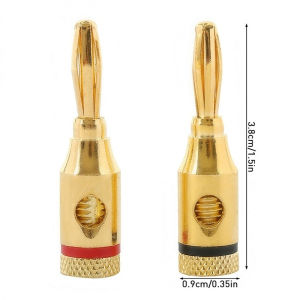 jack bắp chuối  combo 04 cái Rắc bắp chuối Giắc bắp chuối Jack cắm bắp chuối Cọc loa bắp chuối Bán Giắc bắp chuối Jack loa bắp chuối