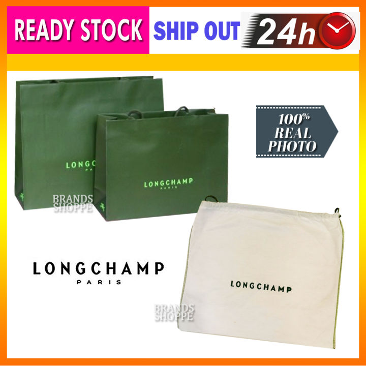 Authentic longchamp discount dust bag