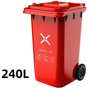 trash bin large outdoor park street property wheeled trash can with cover garbage can garbage bin container 100/120/240L big