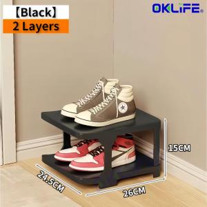 [OKLIFE®]Plastic Shoe Rack Multi-layer Shoes Rack Shoe Rack Shoe Cabinet Storage Handy Tool Space-Saving Rental House Storage Shoe Rack