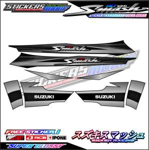 STRIPING MOTOR SUZUKI SMASH 110 R / STICKER LIST MOTOR SUZUKI SMASH 110 R