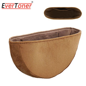 EverToner Suede Insert Bag Organizer For LV-Loop Moon Inner Bag Makeup Purse Storage Tote Insert Handbag Organiser Bag Accessories
