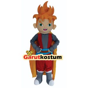 Kostum maskot badut dragon ball goku jubah lucu costume karnaval
