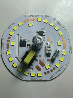 LED PCB 18W Putih Terang Mesin Lampu Bohlam 18 watt AC 220 - 240 V DOB white