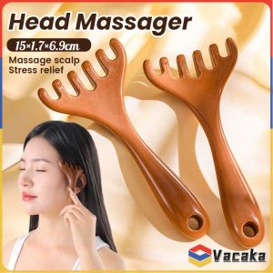 Vacaka 6-Claws Head Massager Meridian Dredging Head Scalp Massager Scraper Massage Comb