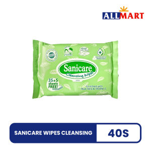 Sanicare Wipes Cleansing 40s - AllMart Online Grocery