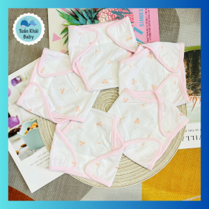 Set 5 Tã Dán CUNCON họa tiết Sweetie - 3 Size cho bé sơ sinh - 8kg - Chất vải mềm mại miếng dán bo mềm