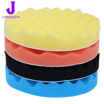 4 ชิ้น 7 นิ้ว/180 มิลลิเมตรฟองน้ำขัดชุดบัฟเฟอร์เครื่องมือสำหรับ Polisher รถ - นานาชาติ
