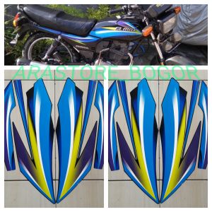 GL PRO MAX 2004 STRIPING BODI LIS LES STICKER MOTOR GL MAX TAHUN 2005 MOTOR HITAM