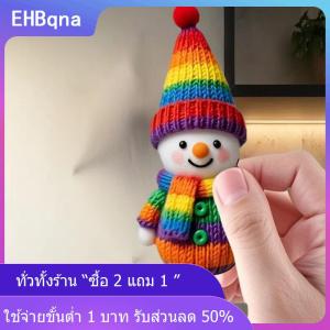 [COD] EHBqna KITCHEN จี้ตุ๊กตาหิมะสี2D รูปการ์ตูนไม้เครื่องประดับแบบแขวนต้นคริสต์มาสงานประดิษฐ์ตกแต่งบ้านงานเลี้ยงปีใหม่ของตกแต่งบรรยากาศ