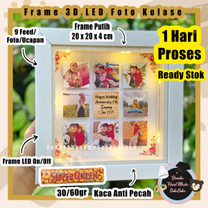 KADO ULANG TAHUN FRAME KOLASE FOTO KADO HADIAH ANNIVERSARY UNTUK PACAR ULTAH ULANG TAHUN GIFT BOX MURAH