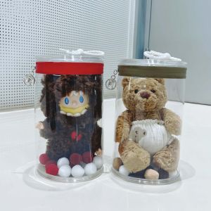 NOVELLEO Có móc khóa Túi Búp Bê ngoài trời lớn trong suốt Búp bê jellycats//Cotton Túi đựng búp bê Túi bảo vệ trưng bày búp bê Kẹp tóc Túi trưng bày búp bê ngoài trời Phụ kiện búp bê