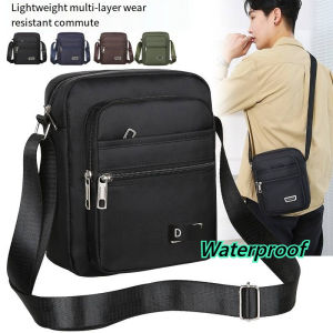 Japan and South Korea New Waterproof Single Shoulder Crossbody Bag Oxford Cloth Bag Mens and Women