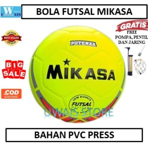 bola futsal mikasa - BOLA FUTSAL MIKASA POTENZA - bola futsal size 4 - bola futsal BAHAN PVC MODEL TEMPEL PRESS