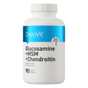 [HÀNG CTY] OstroVit Glucosamine MSM Chondroitin – Hỗ trợ xương khớp giảm đau nhức sụn khỏe (90 viên)