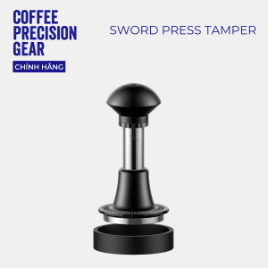 Tay Nén Press Adjust Tamper Ripple Base 58.5mm zeroHero - Tùy Chỉnh Lực Nén Kèm Đế Silicon Chống Bẩn