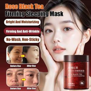 【Hydration & Firming】 🌸Ready Stock🌸 【Sleeping Mask/Night Mask】 Rose Tea Firming No Rinse Overnight Skincare For Tired Skin/Late Night Mask