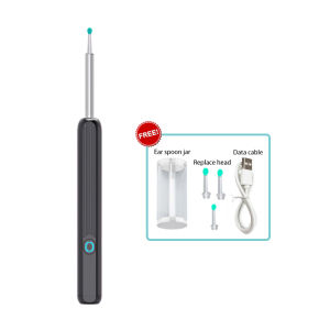 Baby Ear Cleaner Rechargeable LED Light Ear Pick Upgraded Soft Silicone Spoon for Adult Children Earwax Remover Pengorek Pembersih Telinga