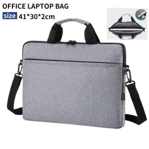 【Ready Stock】Laptop bag 13.3/15.6 inches (with handle) portable shockproof fashion large-capacity notebook computer protective cover notebook handbag protective bag