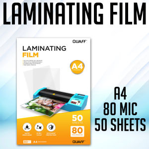PP Supplies - QUAFF Laminating Film 80/125/250 Mic Short | A4 | Long (50pcs/pack)