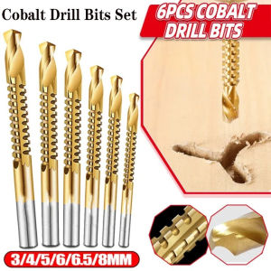 Mata Bor Gergaji Coating Titanium Drill Bits Set 6 Pcs Alat Tukang Kayu
