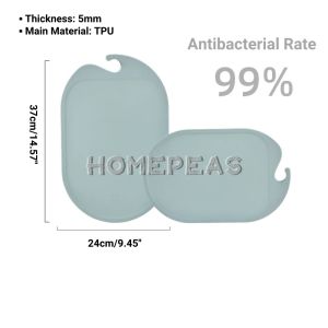 Homepeas® TPU Cutting Board Set Cutting Board Rack Holder