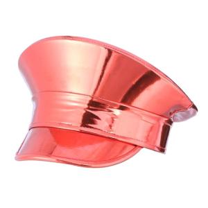 Lấp Lánh Mũ Thuyền Trưởng thời trang patentleather mũ tiệc dành cho người lớn carnivals Cap âm nhạc lễ hội sân khấu hat câu lạc bộ đêm Headgear