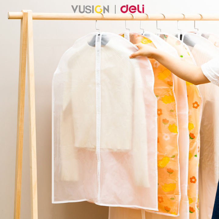 Vusign Clothes Dustproof Bag Transparent Wardrobe Clothes Moisture