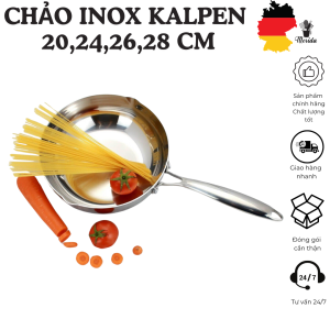 Chảo KALPEN chảo inox 3 lớp chảo inox chống dính chảo chống dính chảo inox sâu lòng chảo 3 lớp