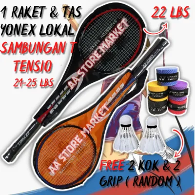 ( YONEX PAKET KOMPLIT ) raket badminton / raket bulutangkis / raket asli murah isi 2 kuat murah / raket / raket badminton isi 2 / raket bulutangkis 🏸 / raket yonex / raket badminton lining
