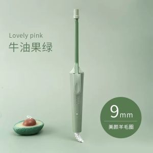 ＜822＞ ข้ามพรมแดนใหม่เคลือบเซรามิกเคลือบ 9mm ม้วนขนแกะ   ไม้ม้วนผมตรง   การปรับอุณหภูมิห้าระดับ