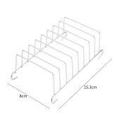 YESPERY Air Fryer Toast Rack Stainless Steel Grilling Rack for Airfryer Breakfast Making Accessories Can Hold 8 Slice of Bread