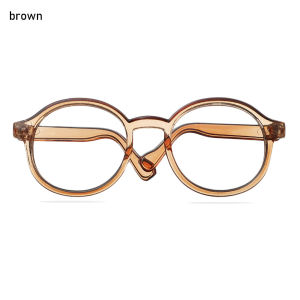 ANANAA DIY เกาหลี เปลี่ยนเสื้อผ้า ตกแต่งตุ๊กตา เครื่องประดับ ของเล่นแว่นตากลม ตุ๊กตาแก้ว