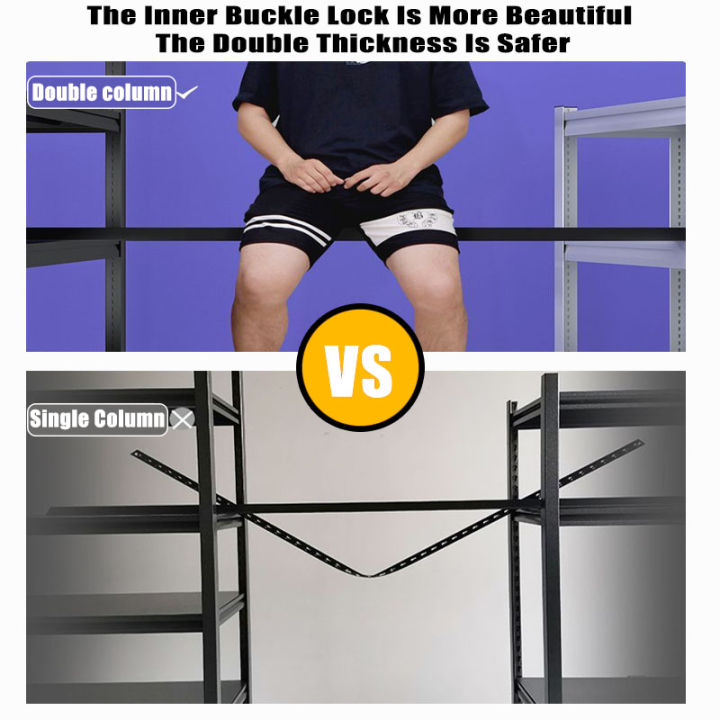 【Sg Ready Stock】Adjustable Heavy Duty Shelf Storage Rack Organizer ...