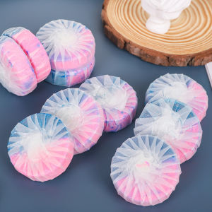 10pcs Bathroom Automatic Bleach Toilet Bowl Cleaner Stain Remover Table Flush Toilet Deodorize Tablets