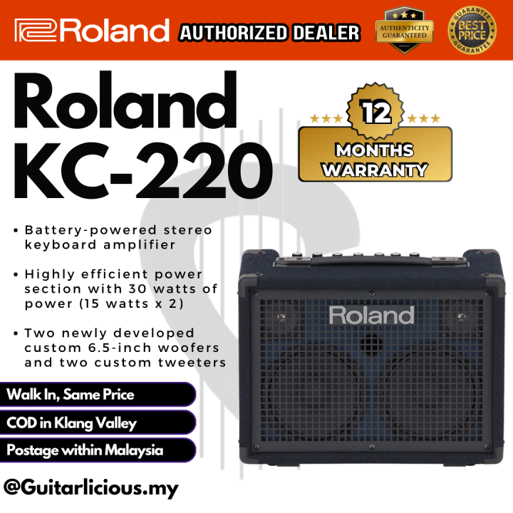 Roland KC-220 30-Watt 2x6.5 3-Channel Keyboard Amplifier ( KC220 / KC ...