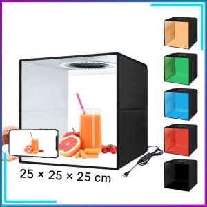 COD PULUZ Mini Photo Studio Box Folding LED 3 in 1 Color with 6 Backdrop - MS30 / Softbox mini lighting photograpy studio untuk foto produk lebih bagus menarik lampu LED Super terang hasilkan foto bagus portable bisa ganti baground terbaik top bagus viral