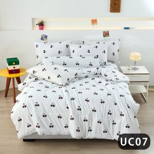 [UC07 樱桃] 2500TC Lava Luxe With  Comforter 高级版洛克棉七件套