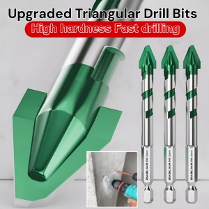 Upgraded Triangular Drill Bits For Tiles Hole Opener Triangular Metal Drill Drill Bit Carbide Off-Center Bit