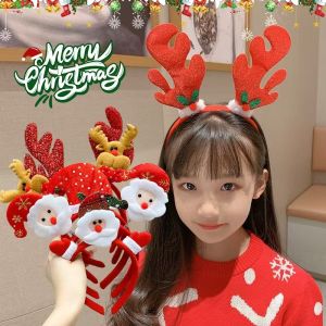 Christmas Cute Headband Santa Claus Christmas Tree Hair Band Xmas Holiday Party Decorations Adult Childrens Headband