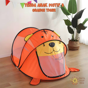 TAIYO Tenda Anak Karakter Camping Tent Bermain Model Lipat Bentuk Hewan Animal Camp Outdoor