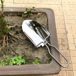 AUK. Multifunctional Stainless Steel Gardening Folding Shovel Planting Flowers Tools