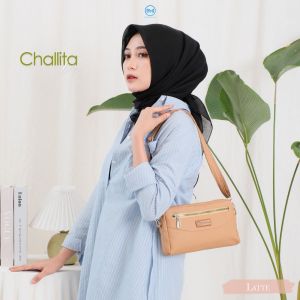 Tas Selempang Bahu Wanita Challita Bag Nirmala Anti Air Tali Panjang