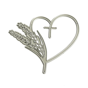 Metal Cutting Dies Heart Wheat Die Cuts Templates Molds Embossing Stencils for Album Scrapbooking Journal Decoration