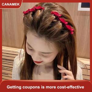 【CANAMEK 】 Flocked Bangs Hair Clip Headwear Women Cute Barrettes Hairgrip Braided Hairpins Hair Accessories