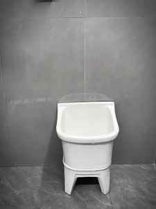 Laundry Pool Balcony Mop Basin Sink Mop Pool Balcony Mop Basin Bathroom Stainless steel high-legged balcony household small washable movable bucket with strap Mop Pool Balcony Mop Basin Bathroom