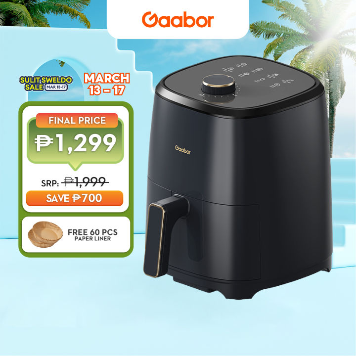 Gaabor Air Fryer 6L/5.5L/5L/4.5L/4L Multi-Function Oil Free Oven No ...